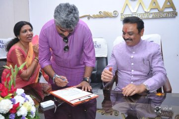 Movie Artists Association New Panel Pramana Sweekaram